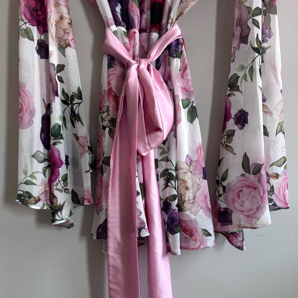 Suelita Pink Floral Dress - Picture 5 of 8